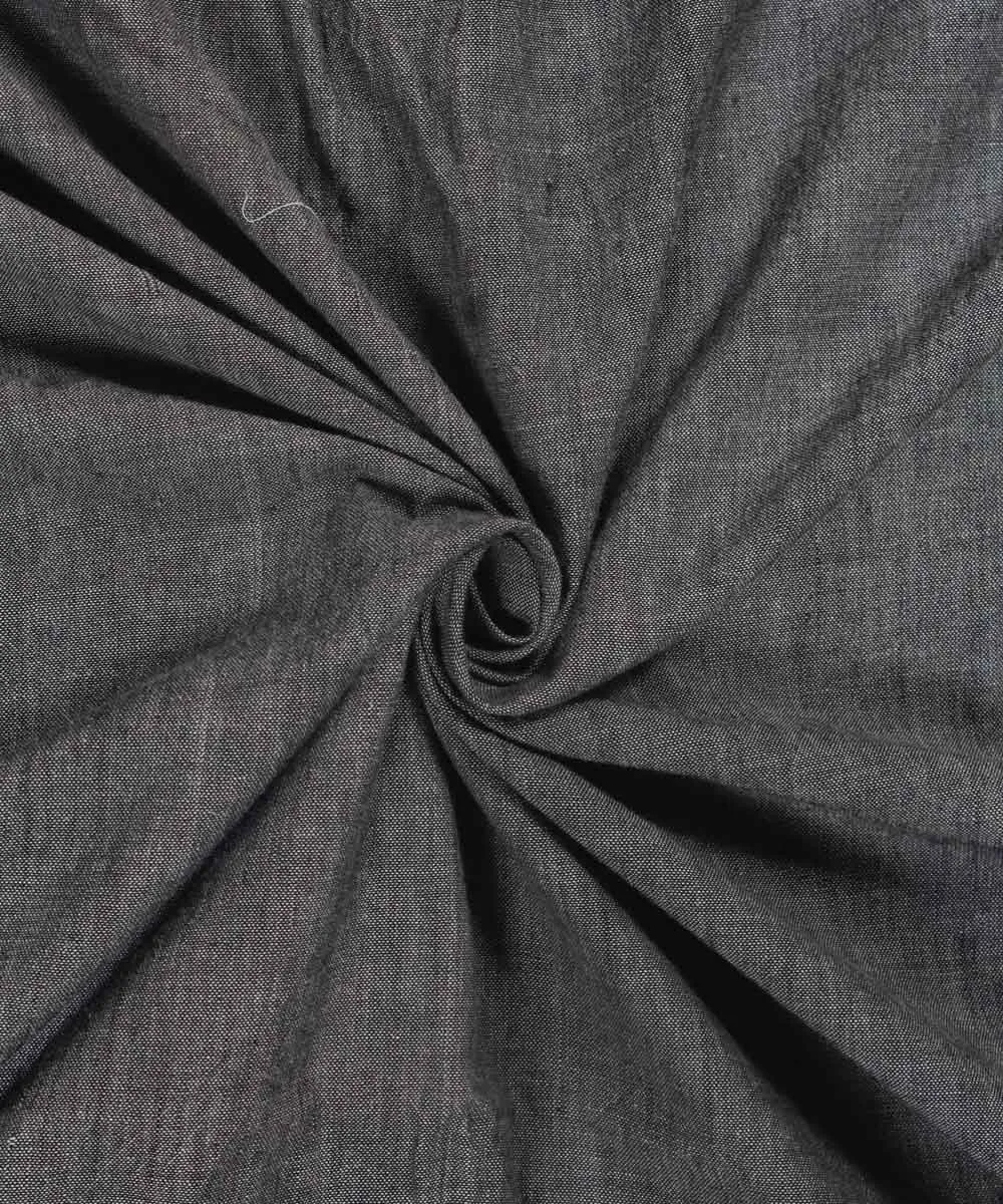 0.8m Grey Natural Dye Handloom Cotton Fabric