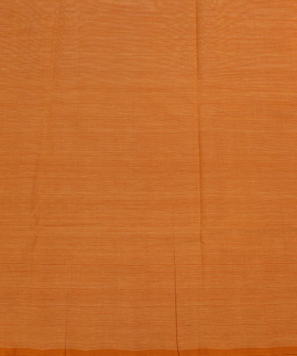 0.9m Handloom Brown White Stripe Mangalgiri Fabric