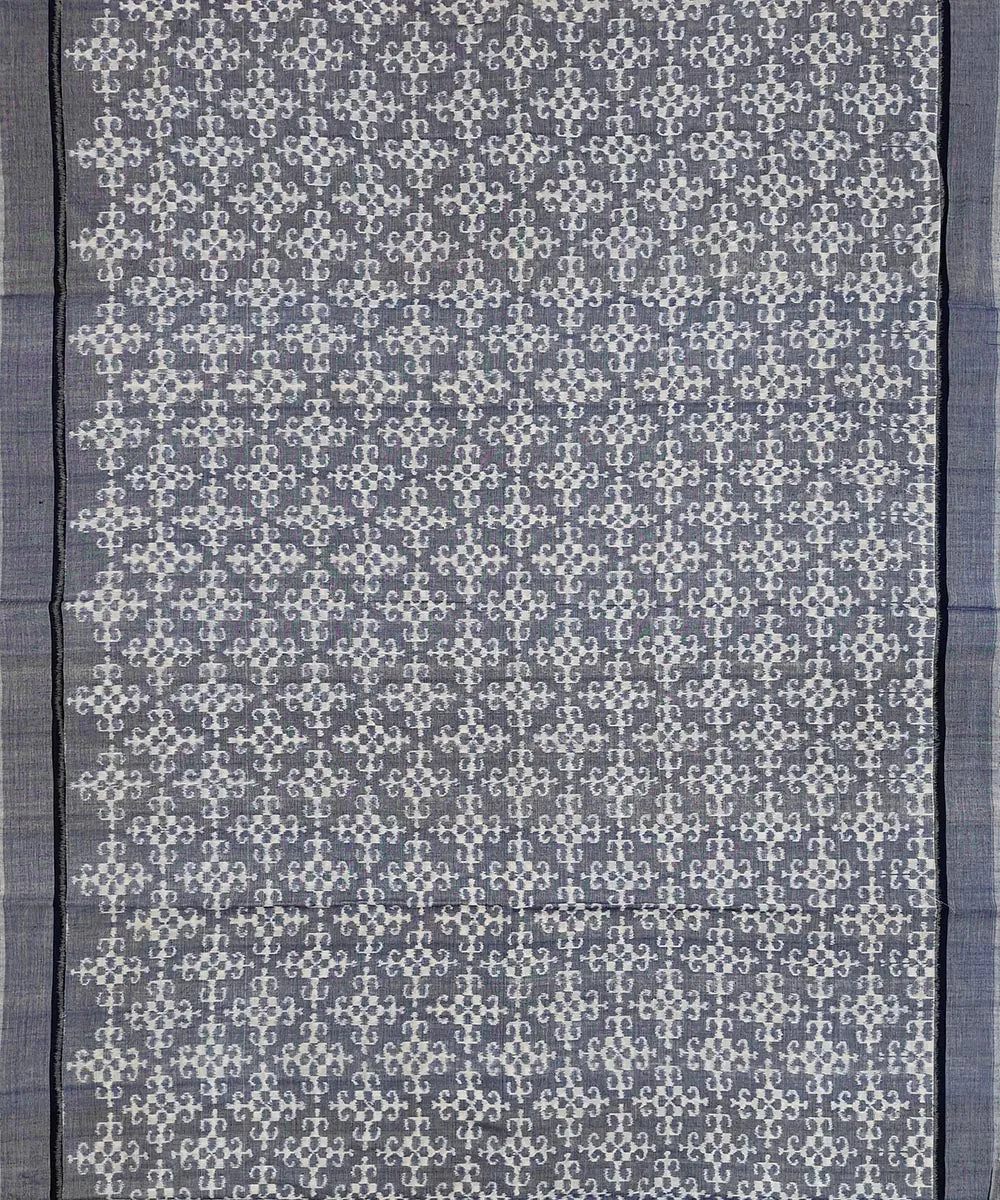 2.5 m Grey handwoven sambalpuri cotton kurta material