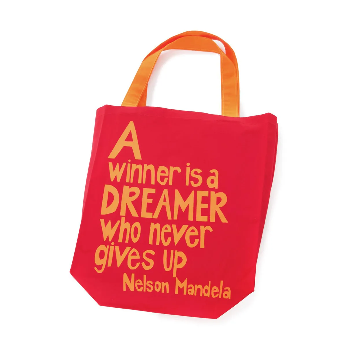 A Winner is a Dreamer Mandela Tote Bag