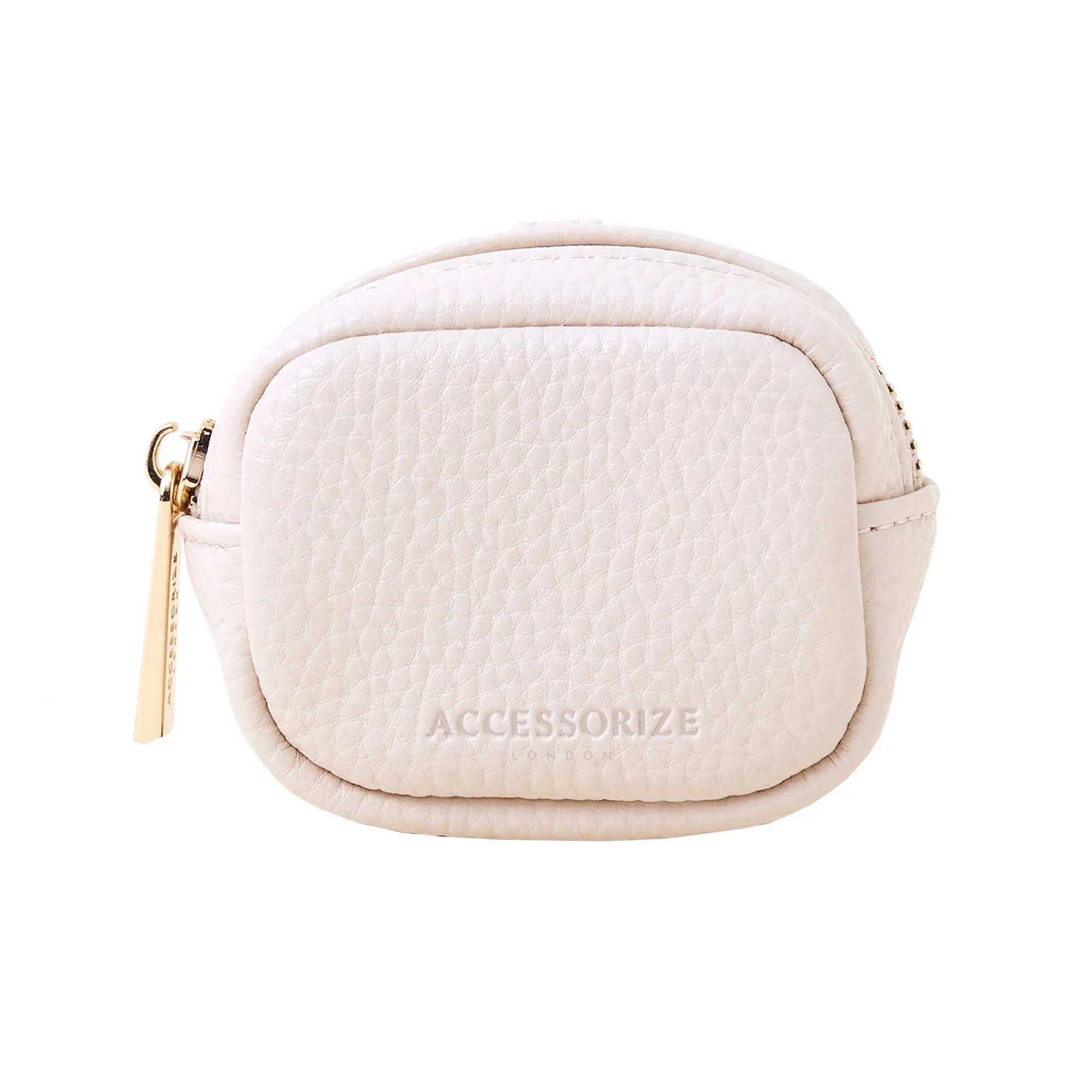 Accessorize London Women's Cream Earphone Keyring Case