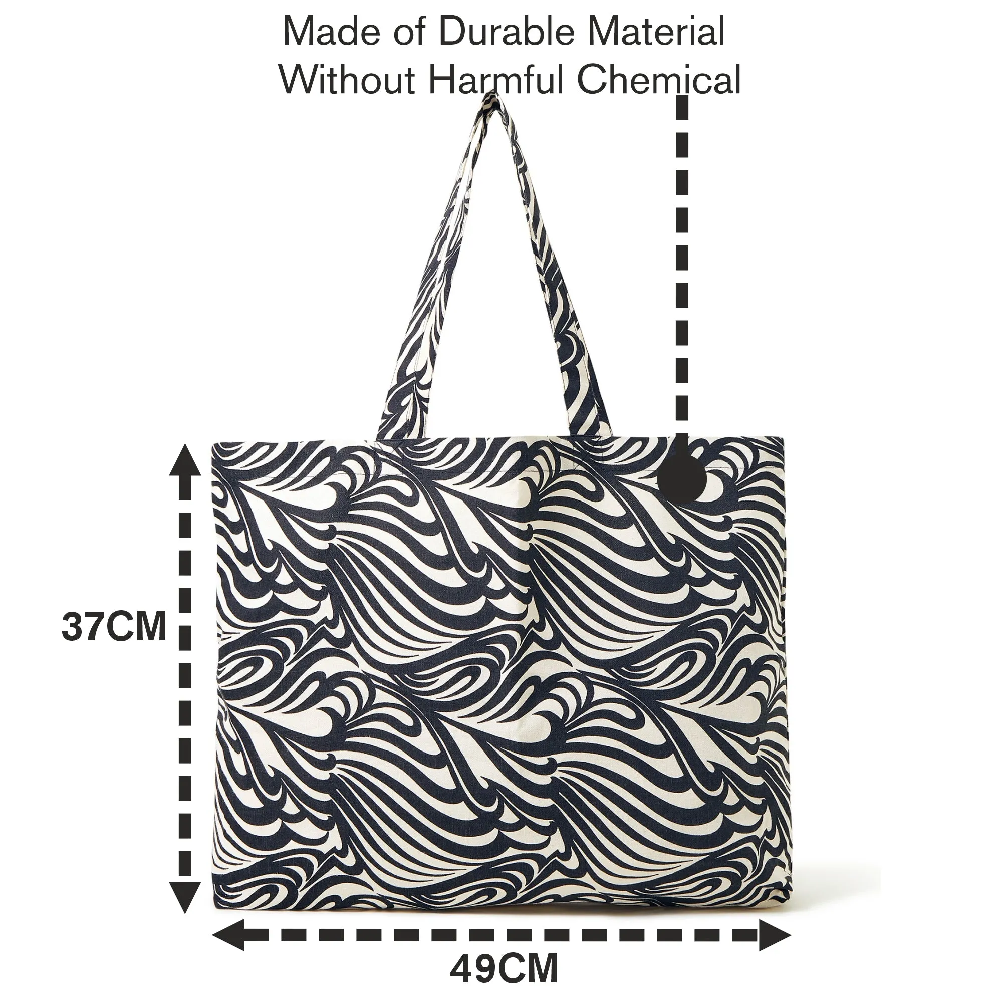 Accessorize London Women's Printed Swirl Shopper Bag