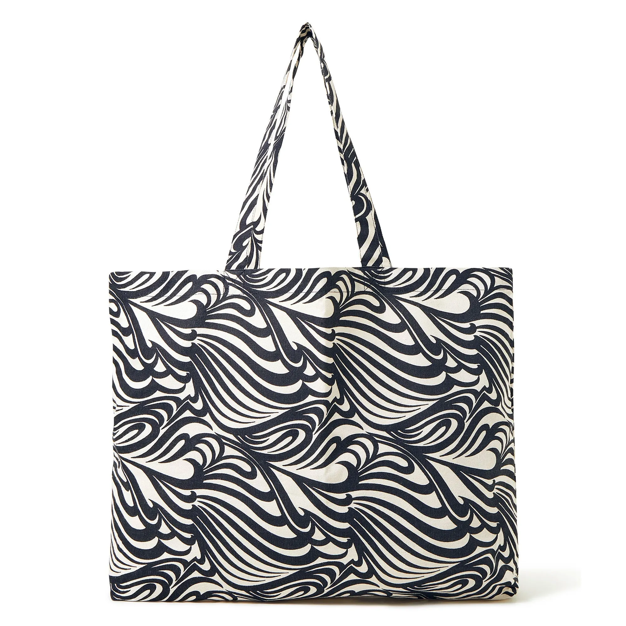 Accessorize London Women's Printed Swirl Shopper Bag