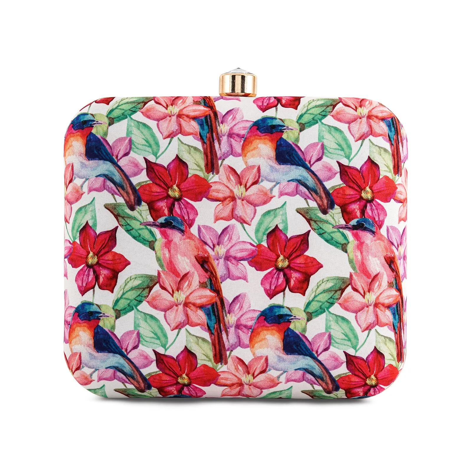 Aurora Spells Multicolour Printed Clutch