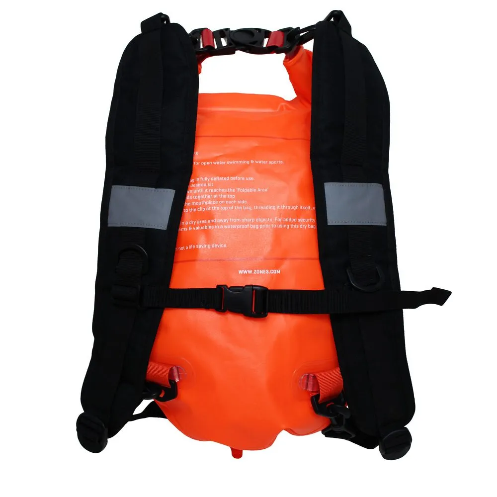 Backpack Swim Safety Buoy & Dry Bag 28L