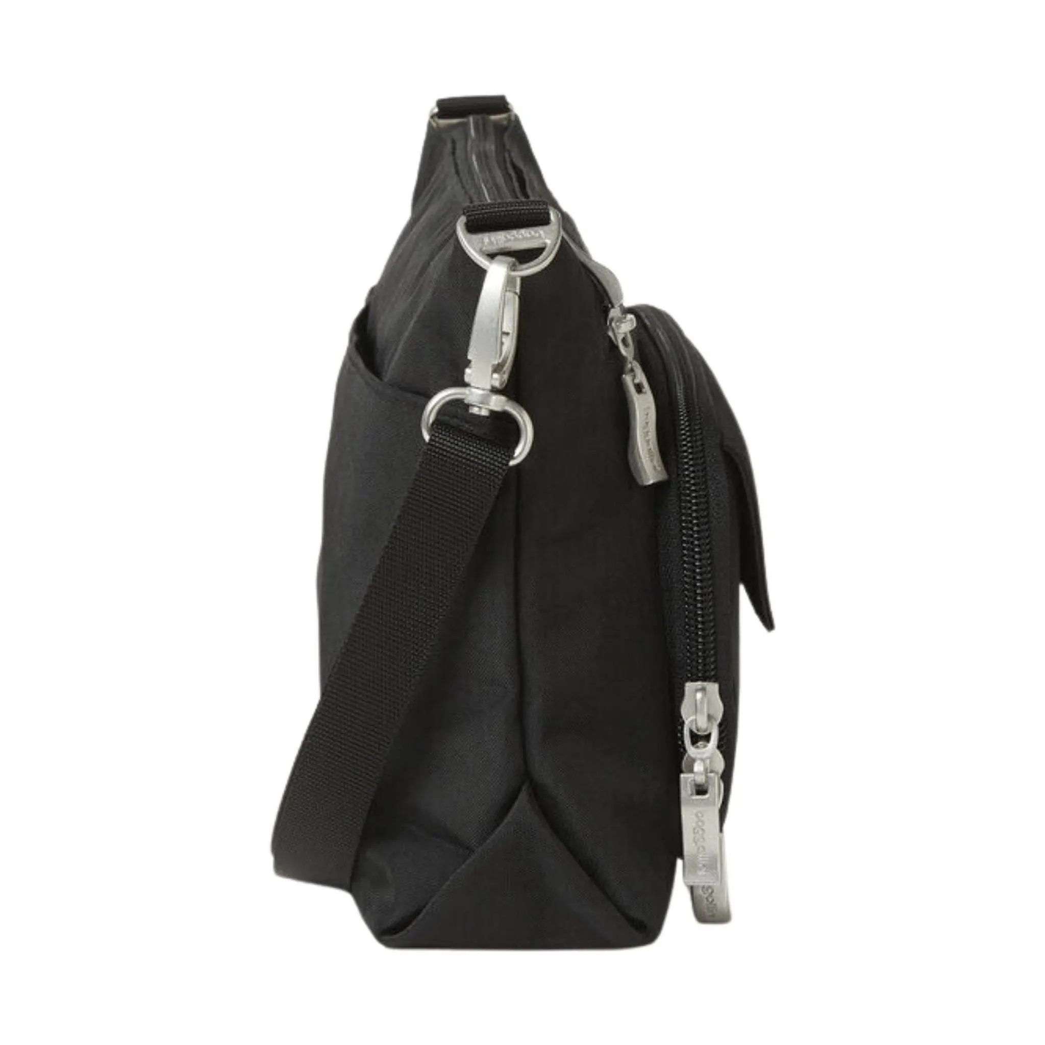 Baggallini Original RFID everyday XBody - Black With Sand Lining