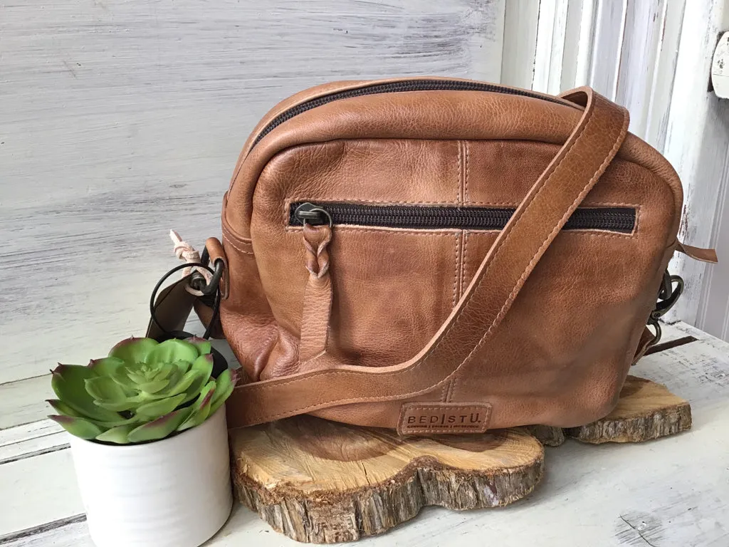 Bed|Stu Tan Rustic Joshebed Crossbody Purse