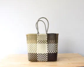 Beige, Brown & Gold Tote Bag by MexiMexi