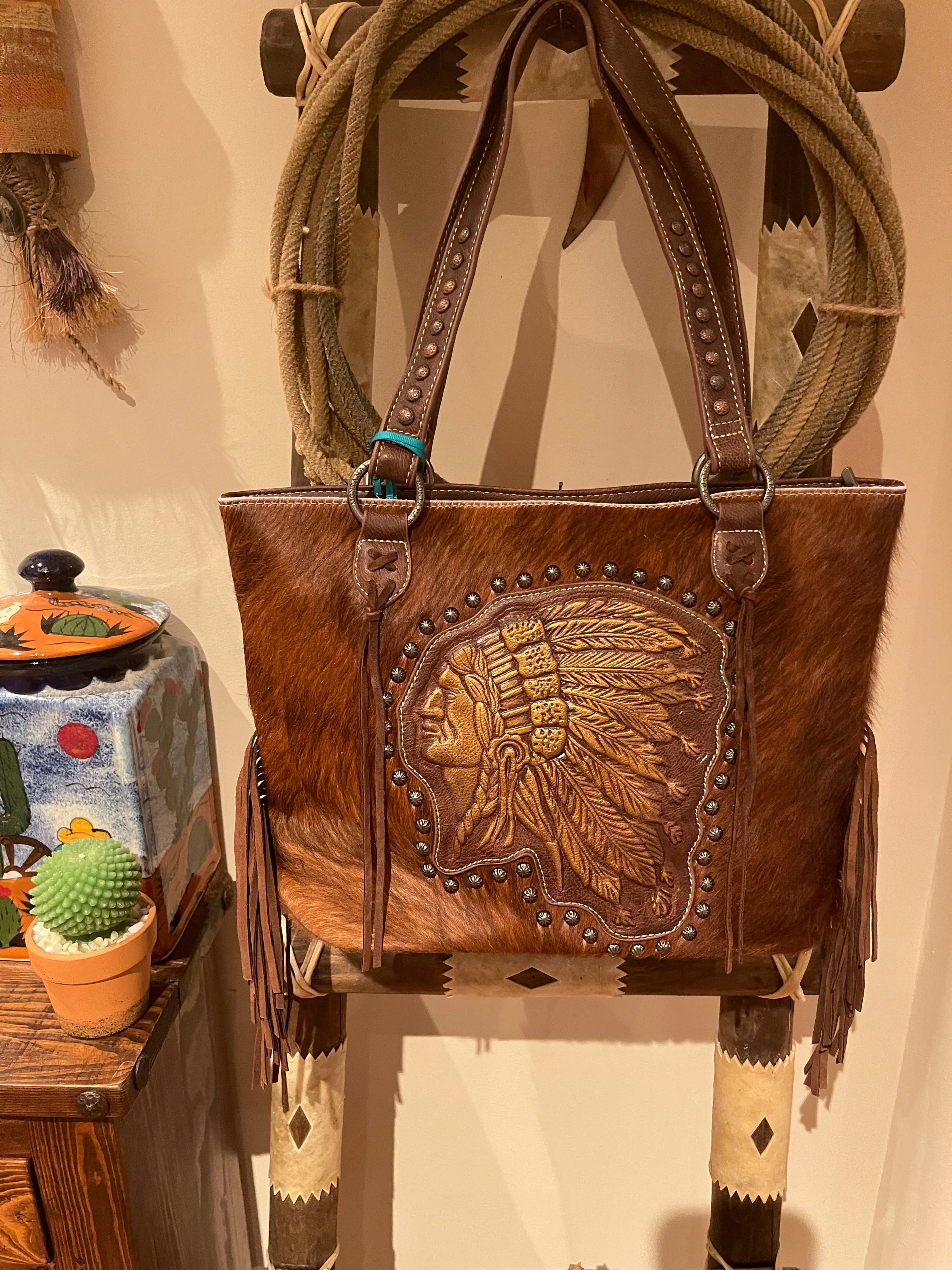 Big Chief COWHIDE HANDBAG