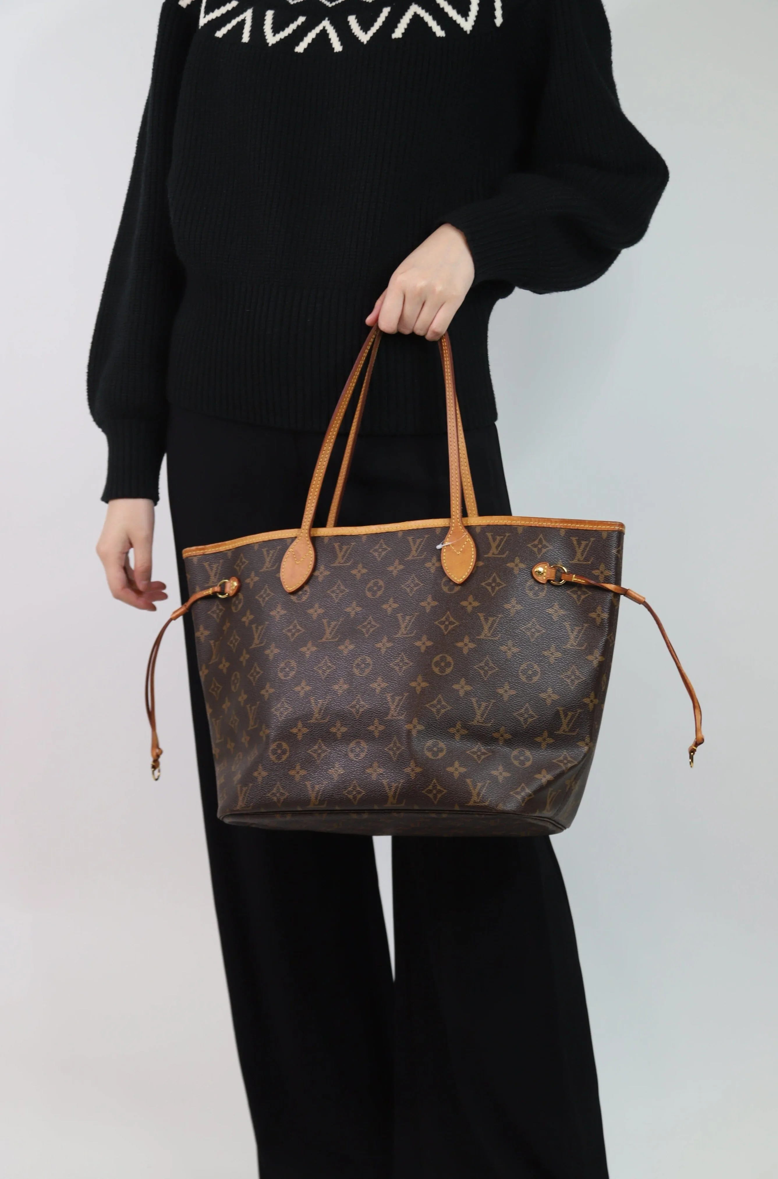 Brown 2018 Monogram Neverfull MM tote bag