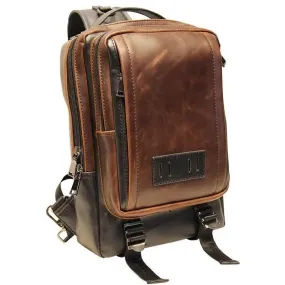 Brown Single Shoulder Body Chest 20 Liter Travel Bag