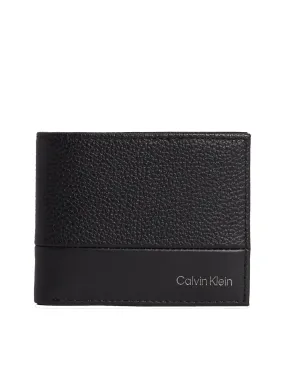 Calvin Klein Mens Subtle Mix Bifold Leather Wallet