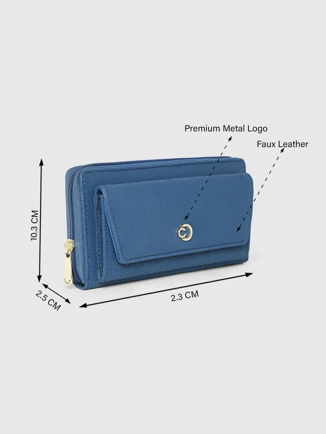 Caprese Ingrid Wallet Medium Teal