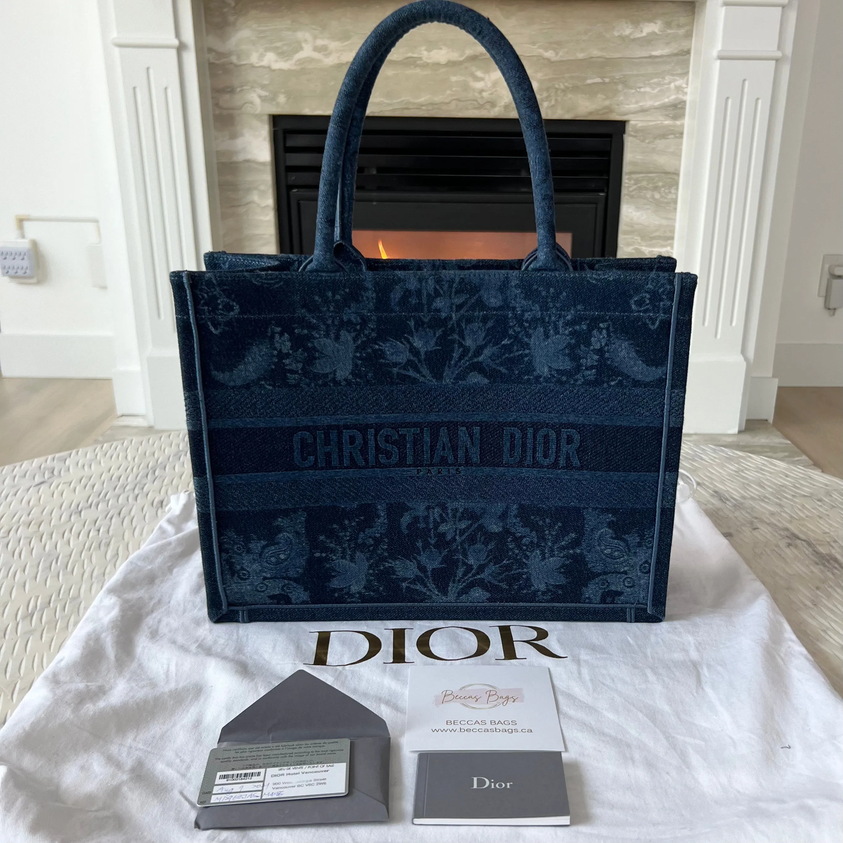 Christian Dior Book Tote Bag