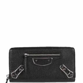 City Wallet Zip ME, Black/Silver