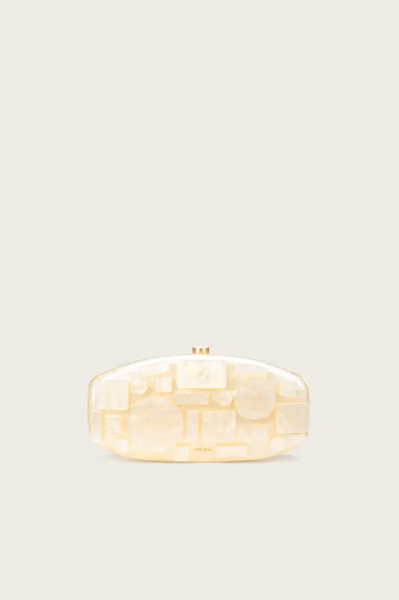 Cult Gaia - Adara Clutch - Ivory