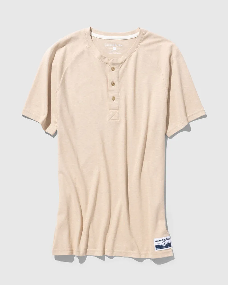 EcoKnit Short-Sleeve Henley