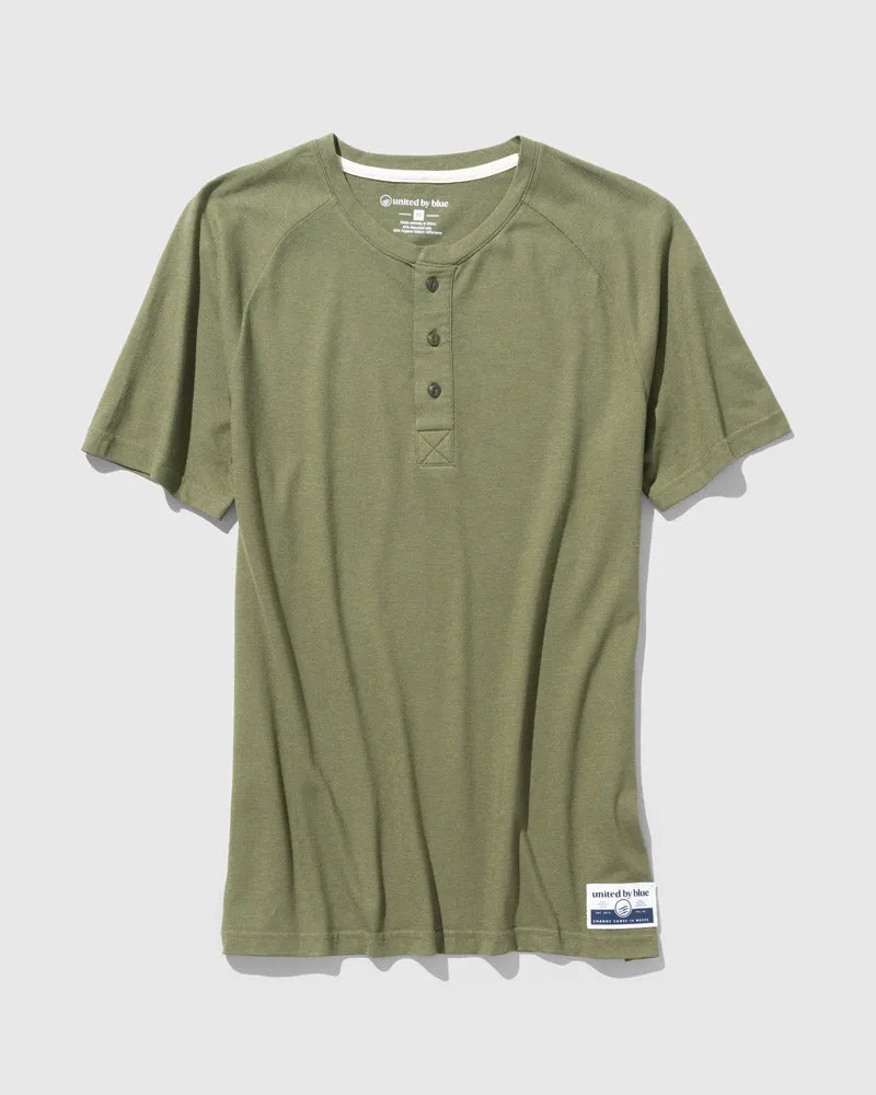 EcoKnit Short-Sleeve Henley