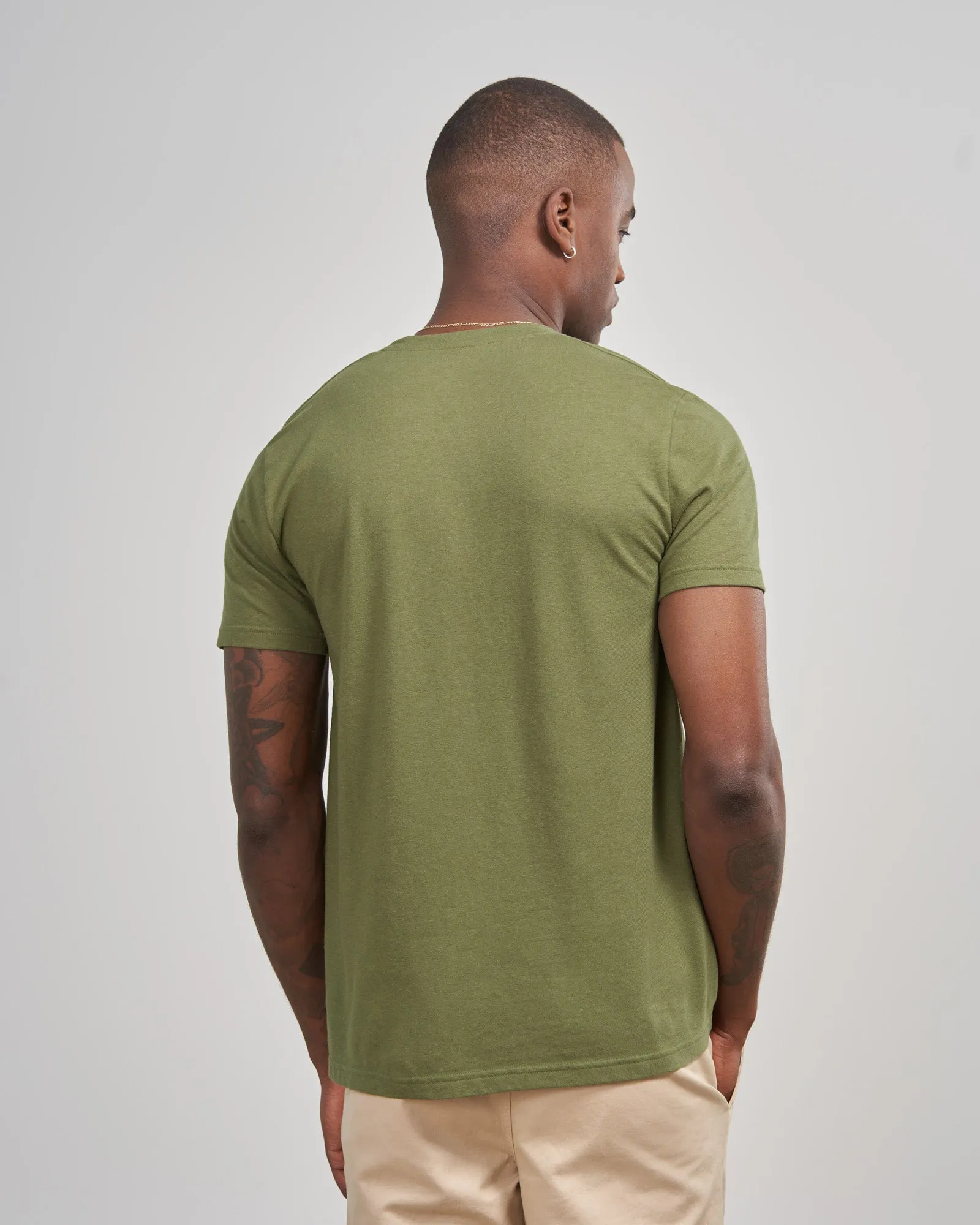 EcoKnit Short-Sleeve Henley