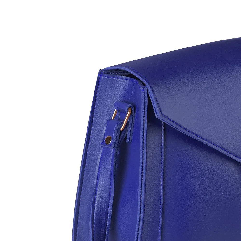 EVA ROYAL BLUE HANDBAG