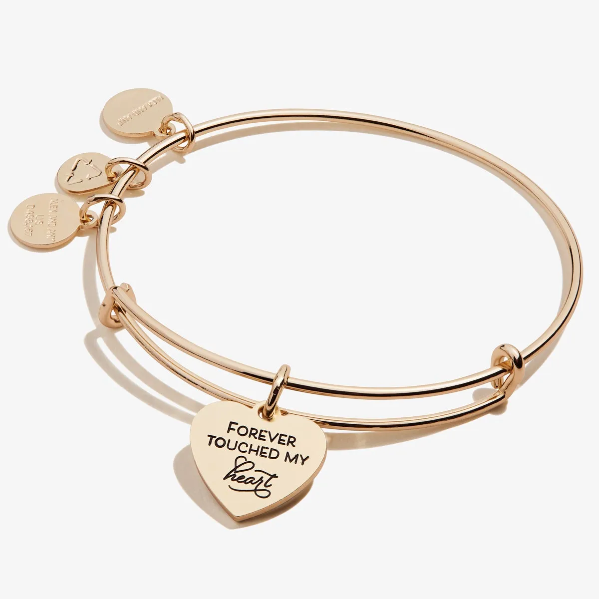 Forever Touched My Heart Charm Bangle