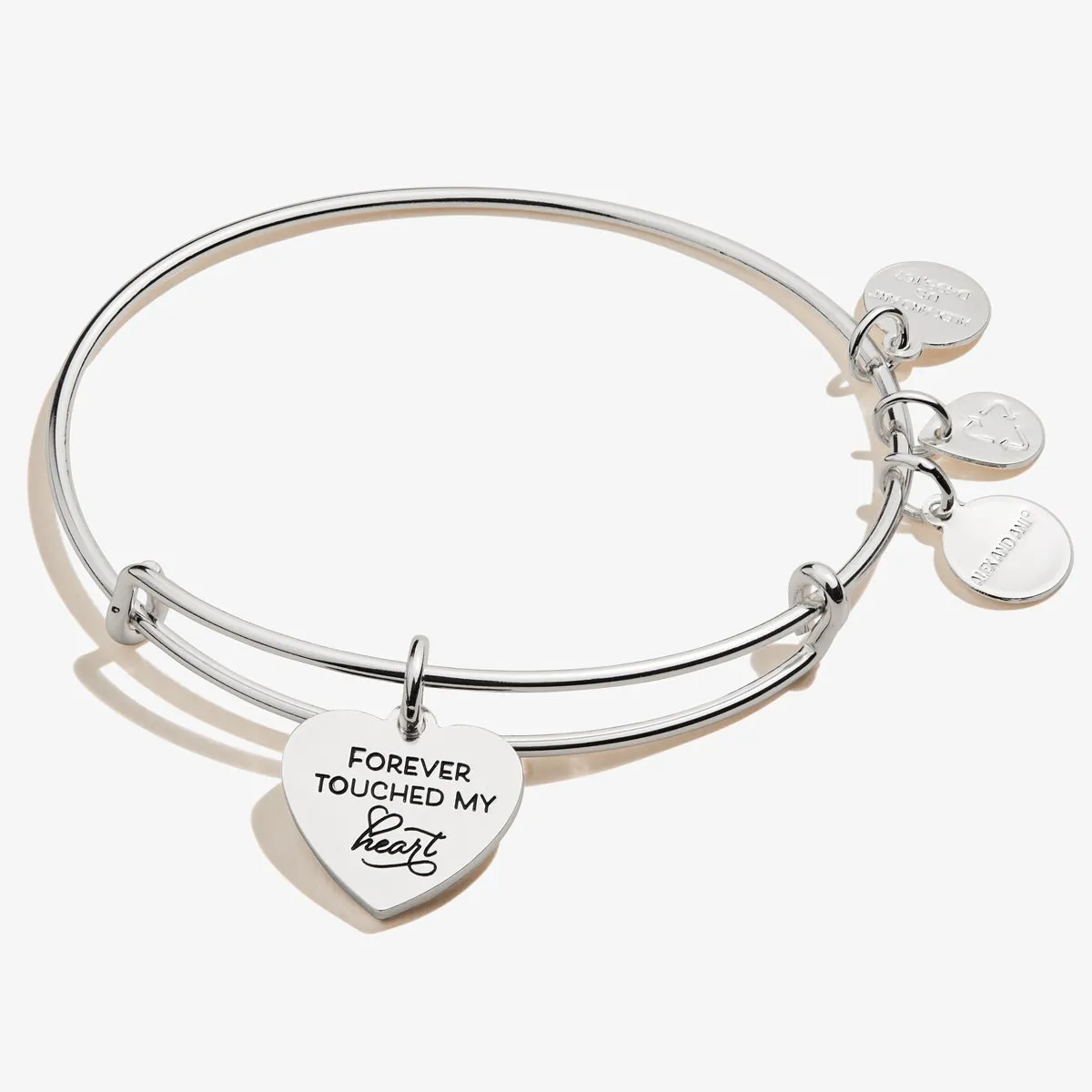 Forever Touched My Heart Charm Bangle