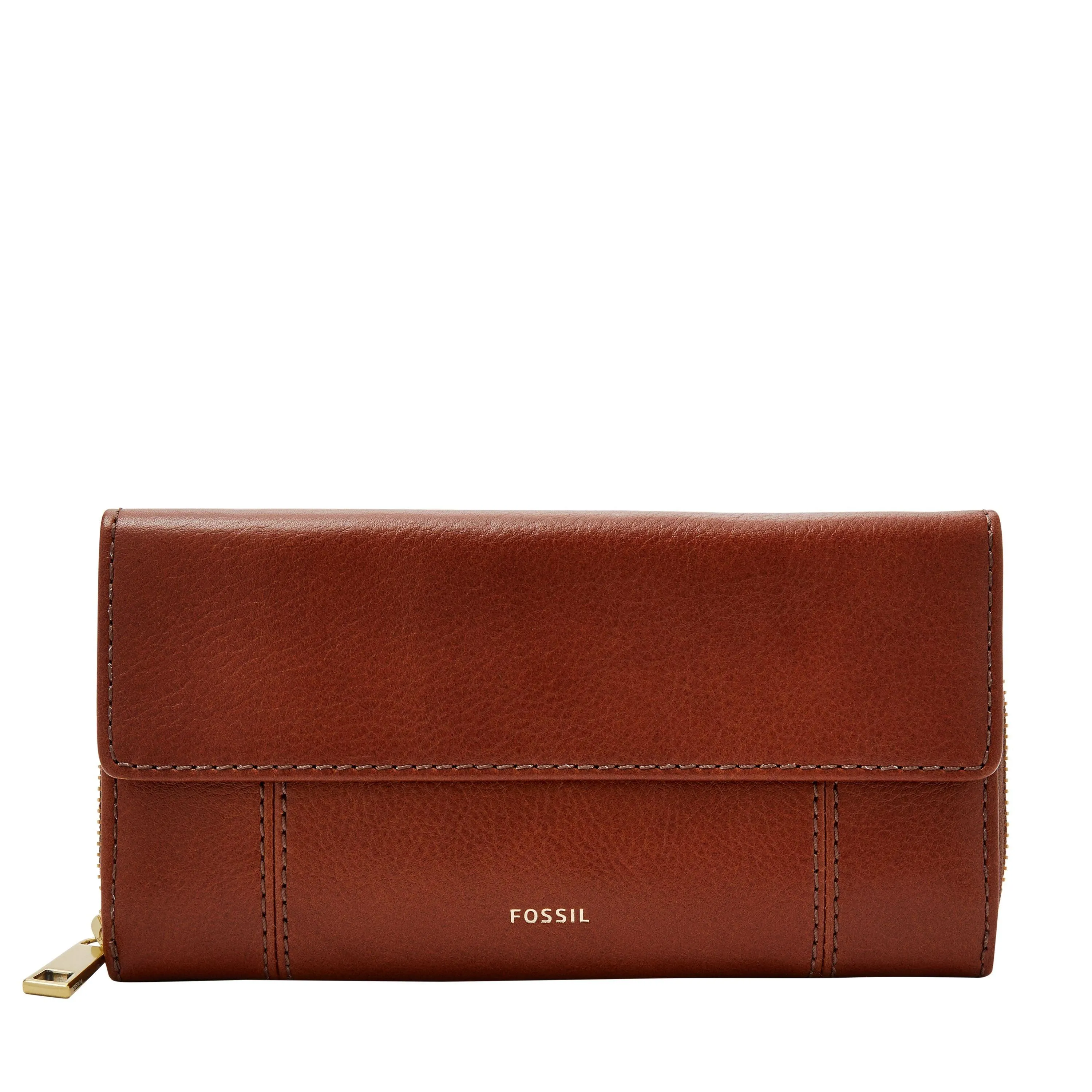 Fossil Women's Jori Leather RFID Flap Clutch