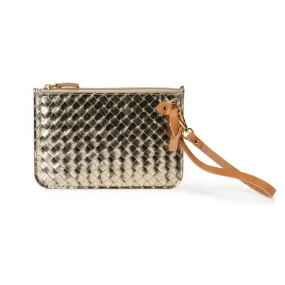 Gimi Woven Wristlet Purse in platinum by Uashmama