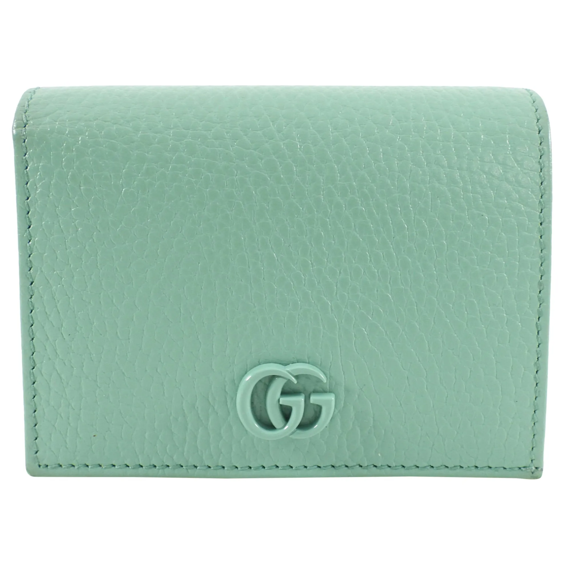 Gucci Mint Green Small Bifold Compact Wallet