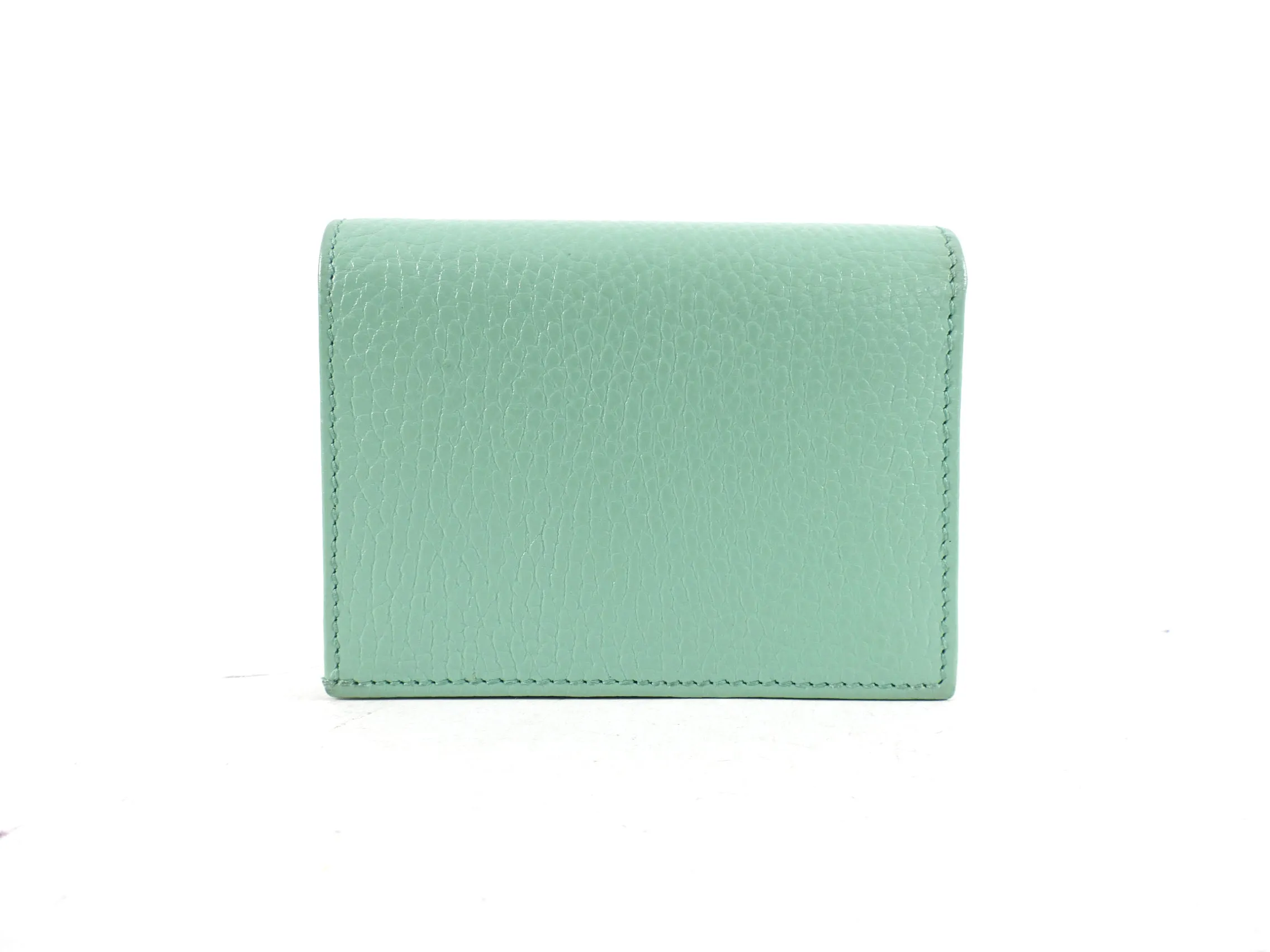 Gucci Mint Green Small Bifold Compact Wallet