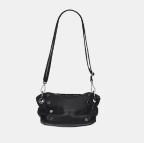 Hammitt Daniel Small Crossbody Clutch in Black Gunmetal