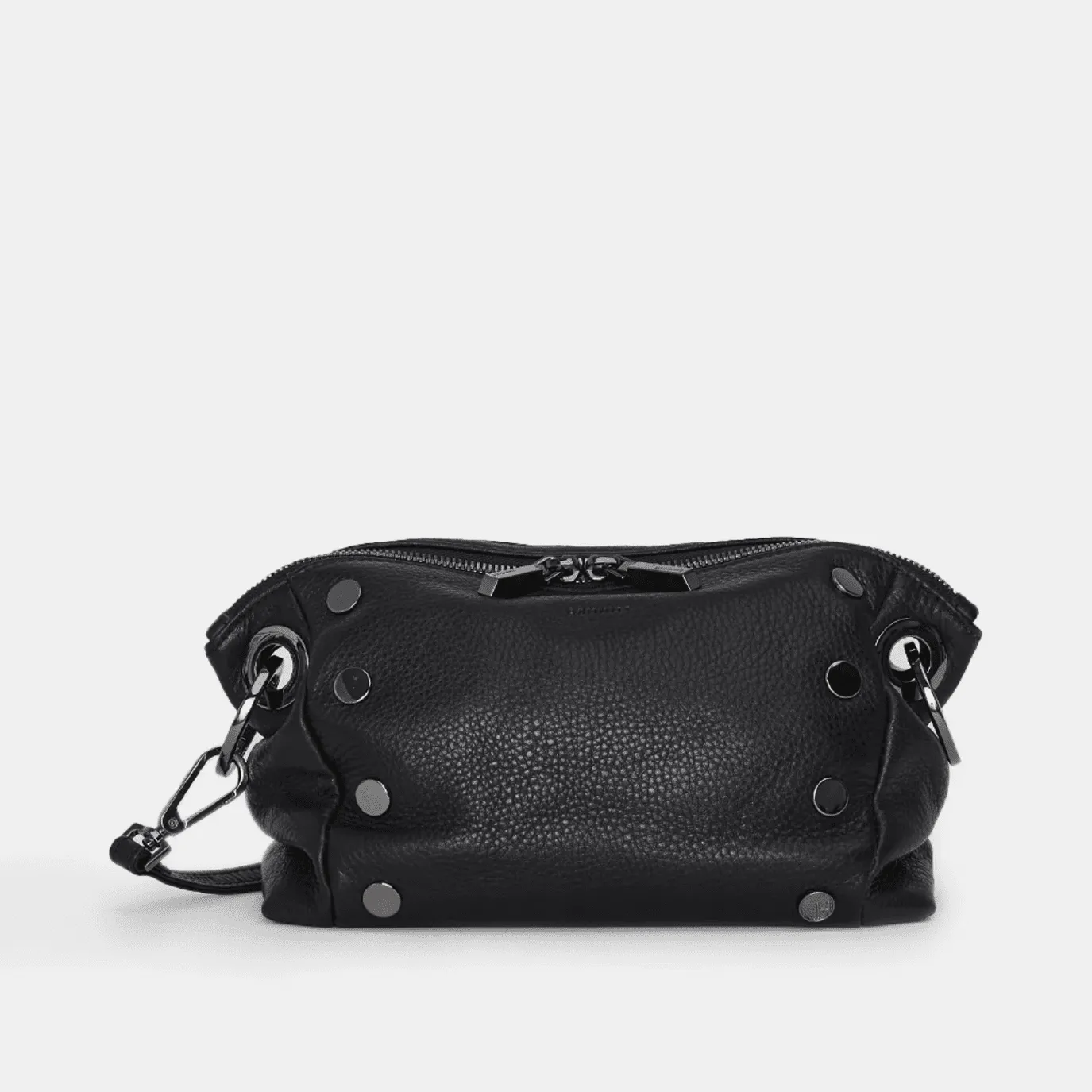 Hammitt Daniel Small Crossbody Clutch in Black Gunmetal