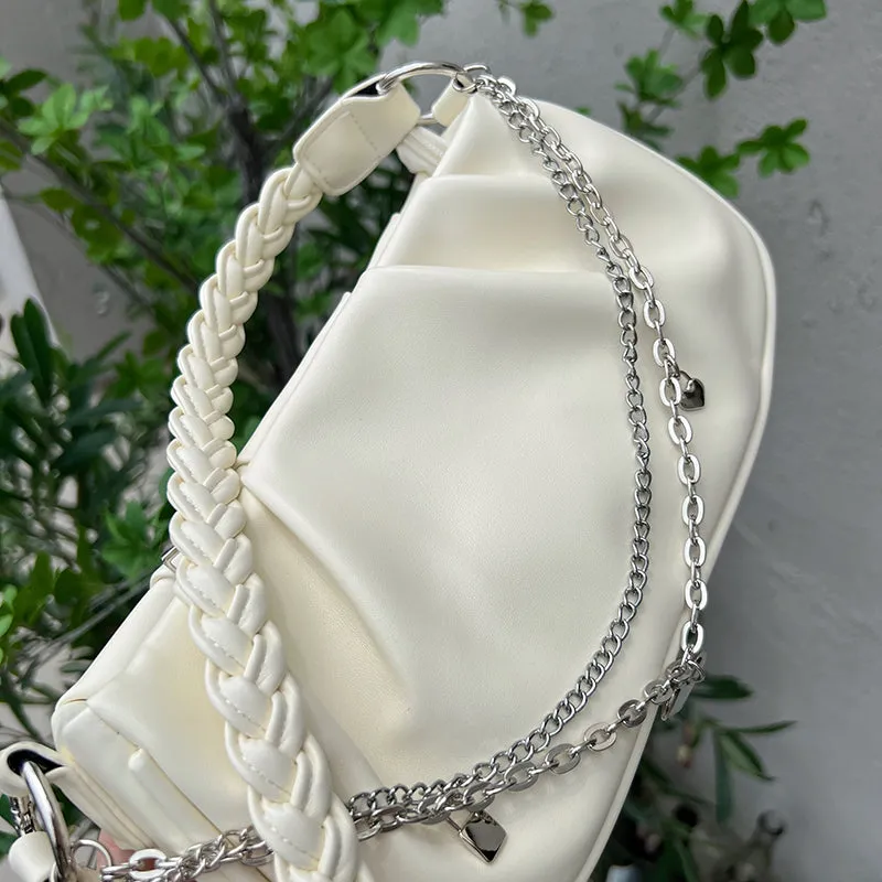 Heart Charm Chain Purse