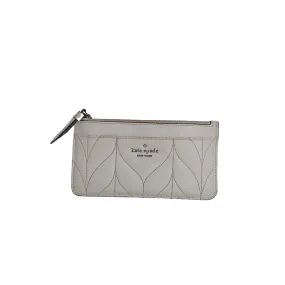 Kate Spade White Quilted Large Slim Card Holder Wallet | Pre loved |