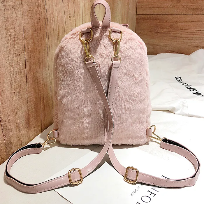 Kawaii Bunny Ear Plush Backpack AD12763