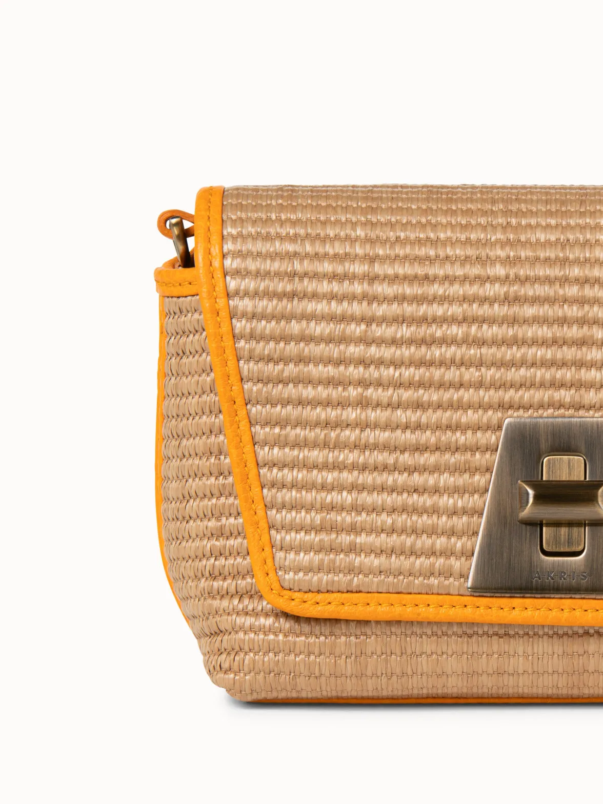 Kleine Anouk Day Bag aus Raffia