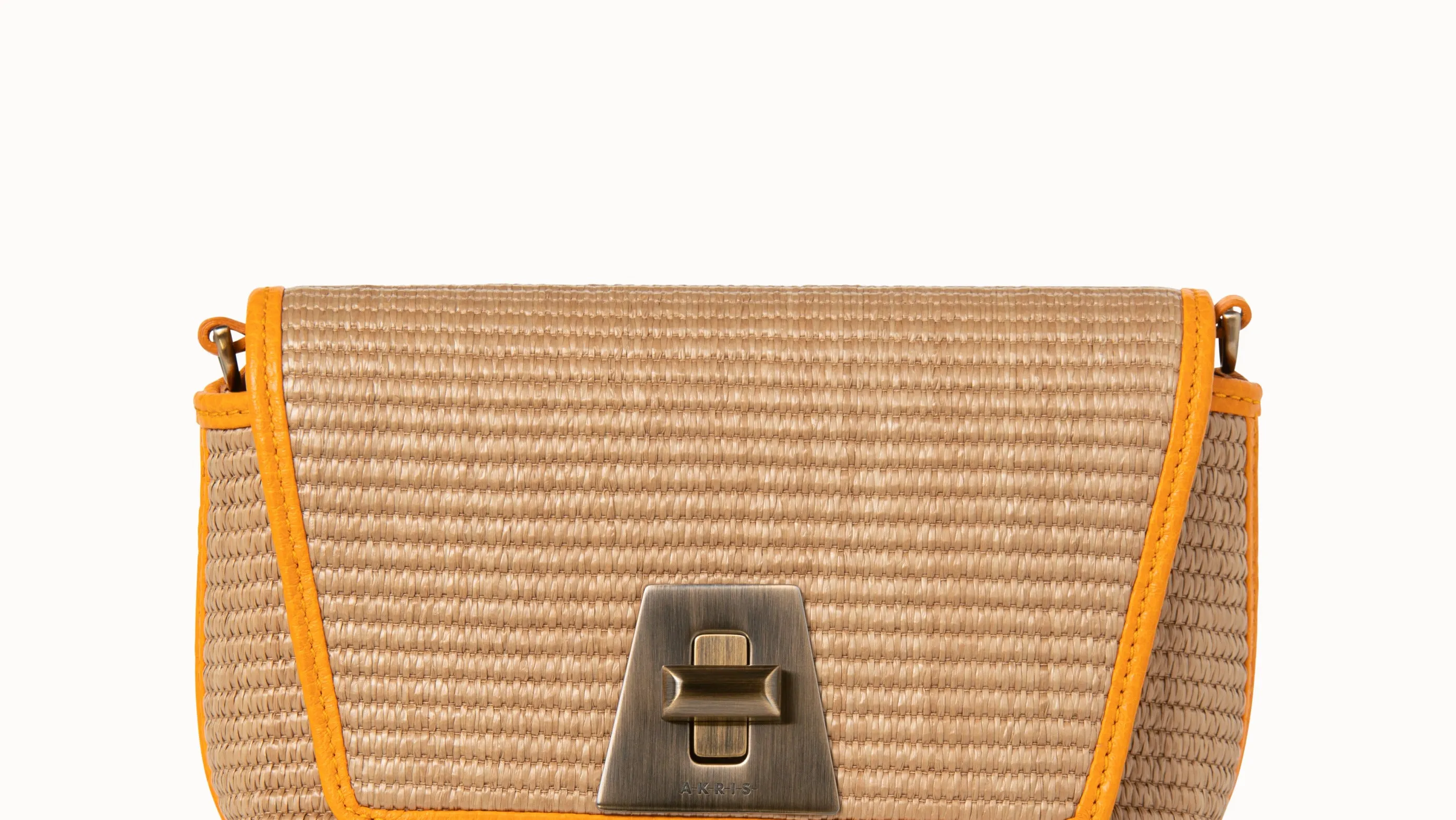 Kleine Anouk Day Bag aus Raffia