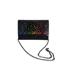 Kurt Geiger Black Crystal Embellished Acrylic Clutch | Gently Used |