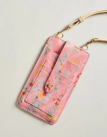 Lily Phone Crossbody - Queenie Topiary Pink