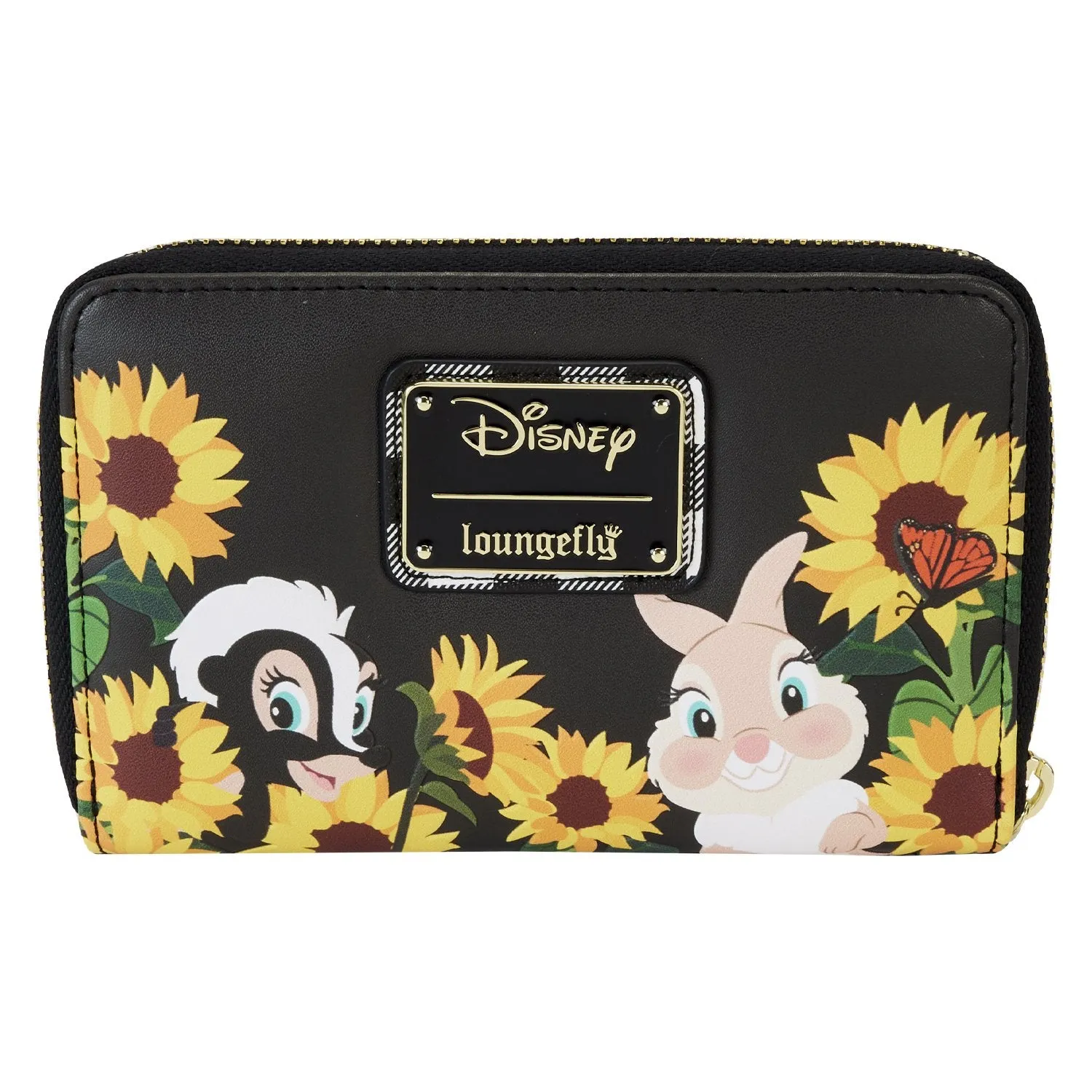 Loungefly Disney Bambi Sunflower Friends Zip-Around Wallet