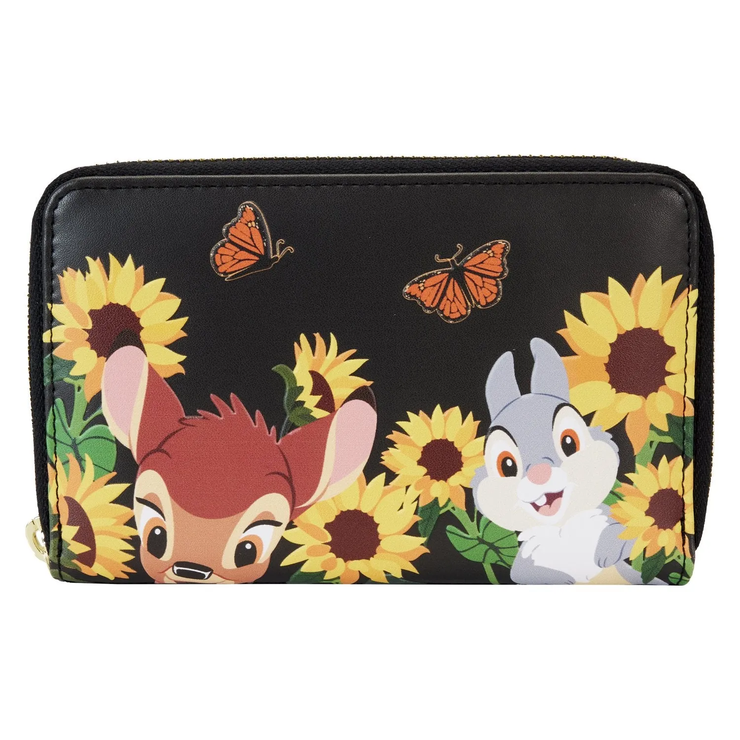 Loungefly Disney Bambi Sunflower Friends Zip-Around Wallet