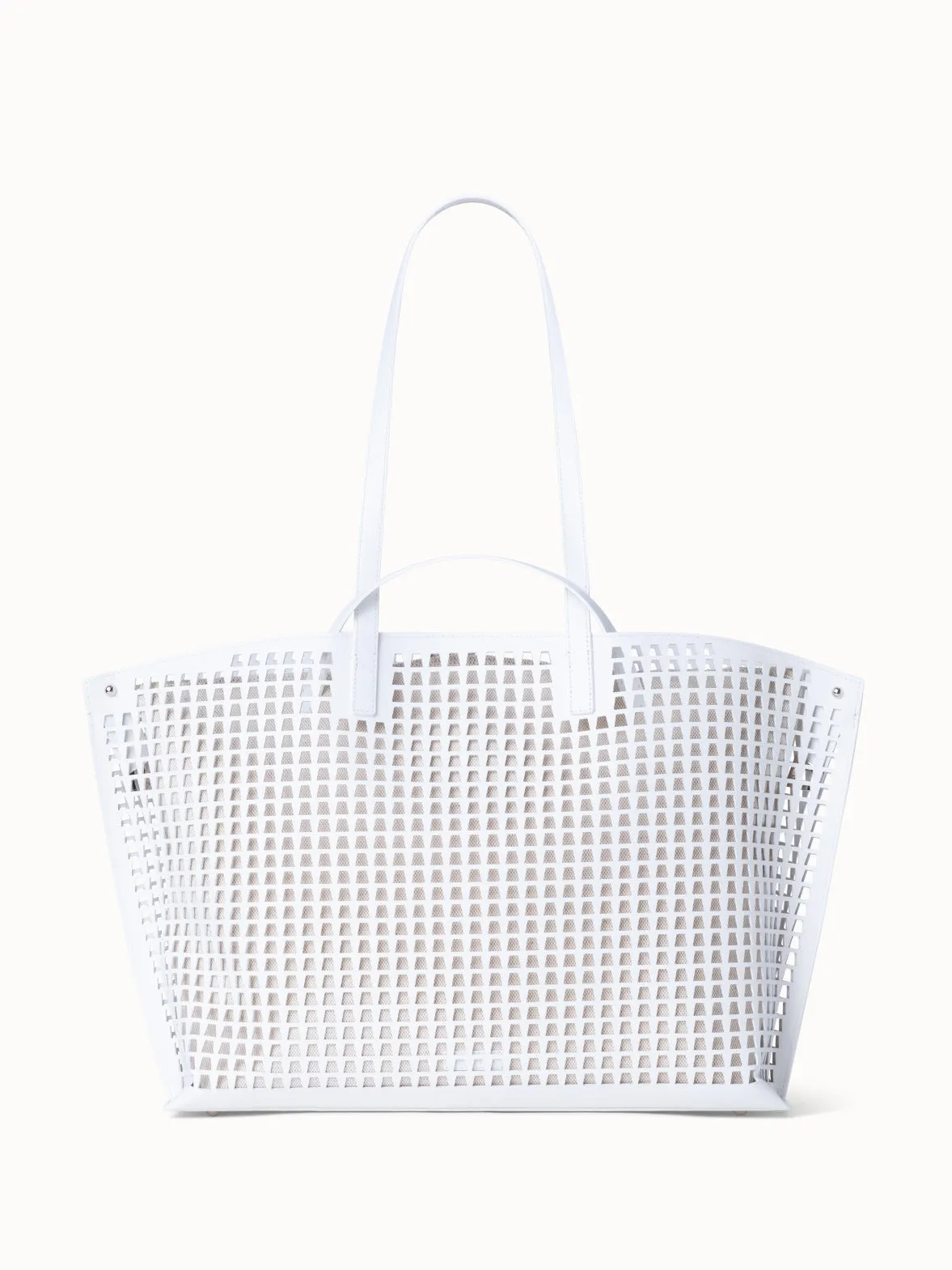 Medium Ai Shoulder Bag in Trapez Lasercut