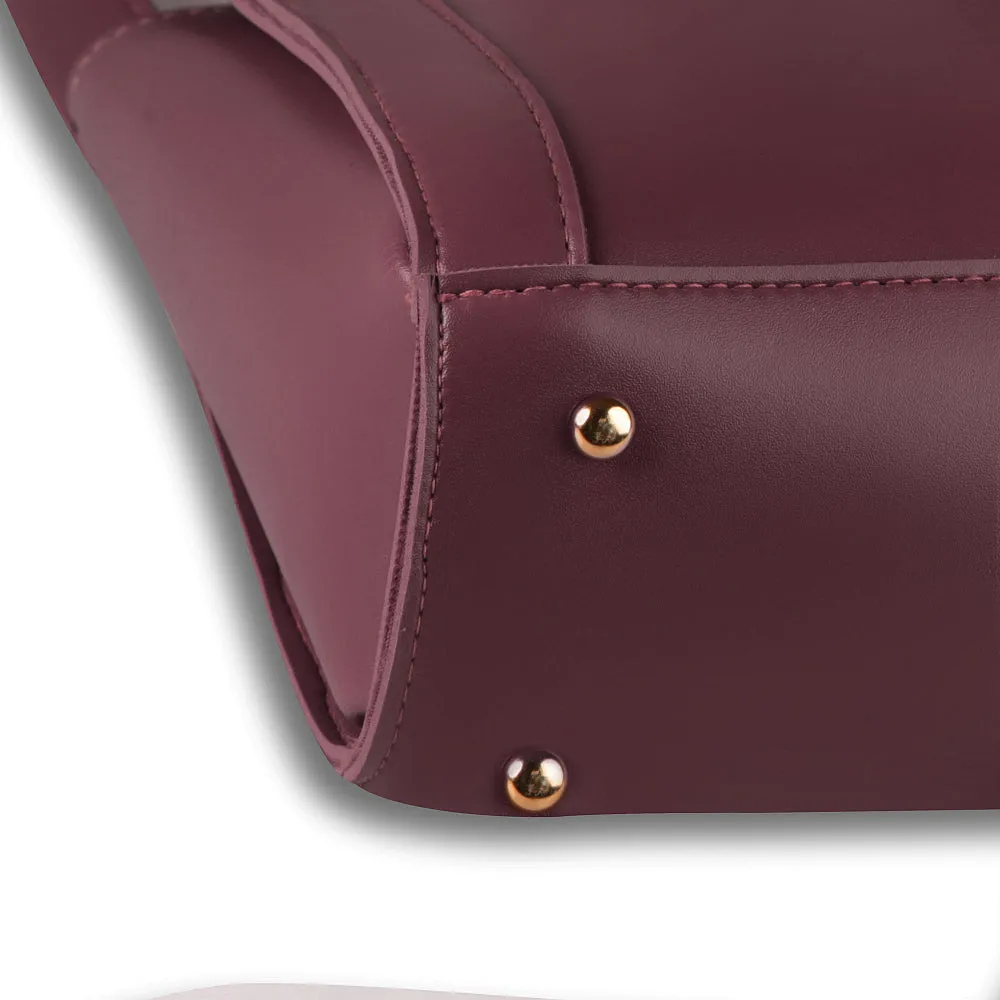 MIA MAROON HANDBAG