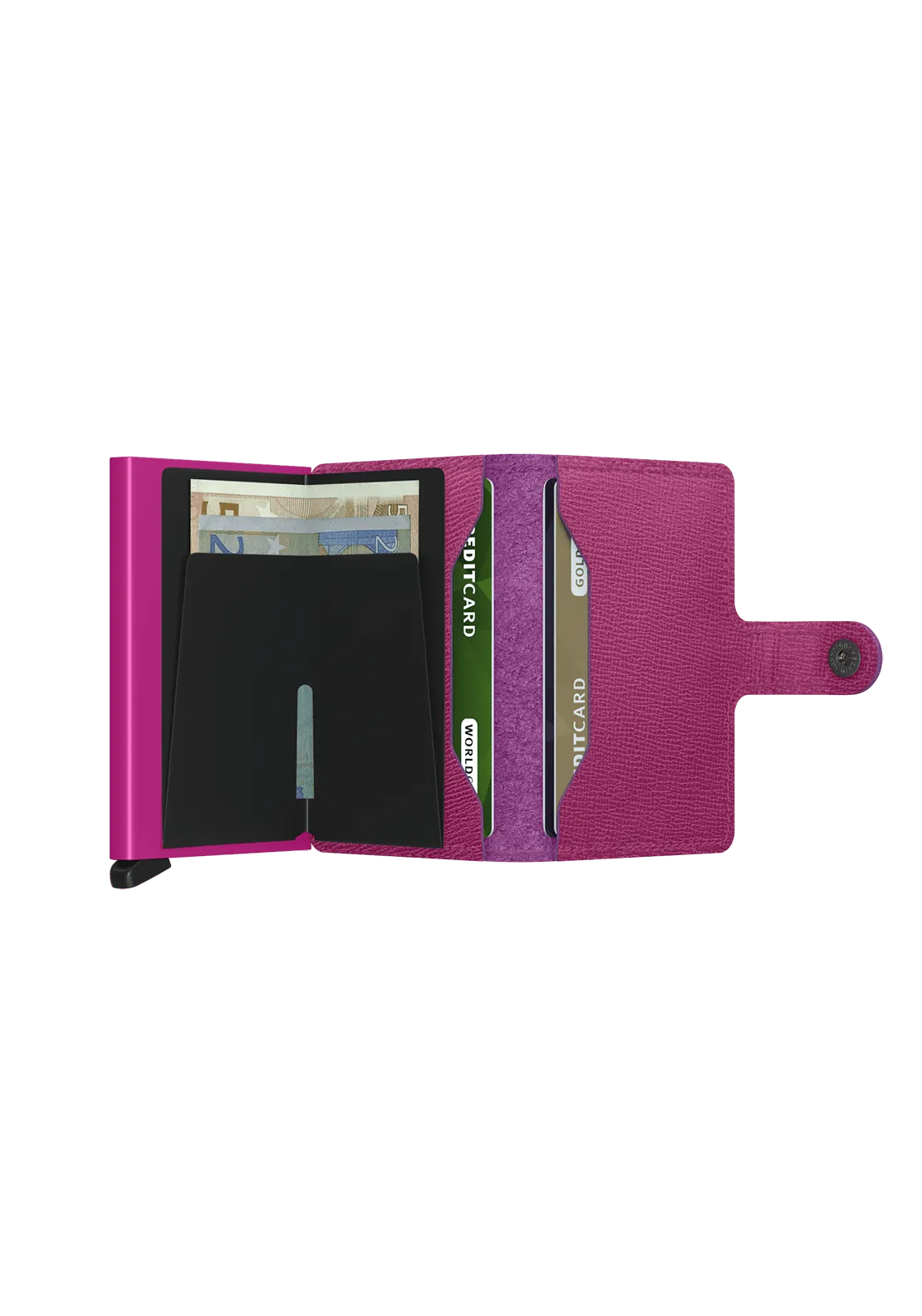 Mini Crisple Wallet - Fuchsia