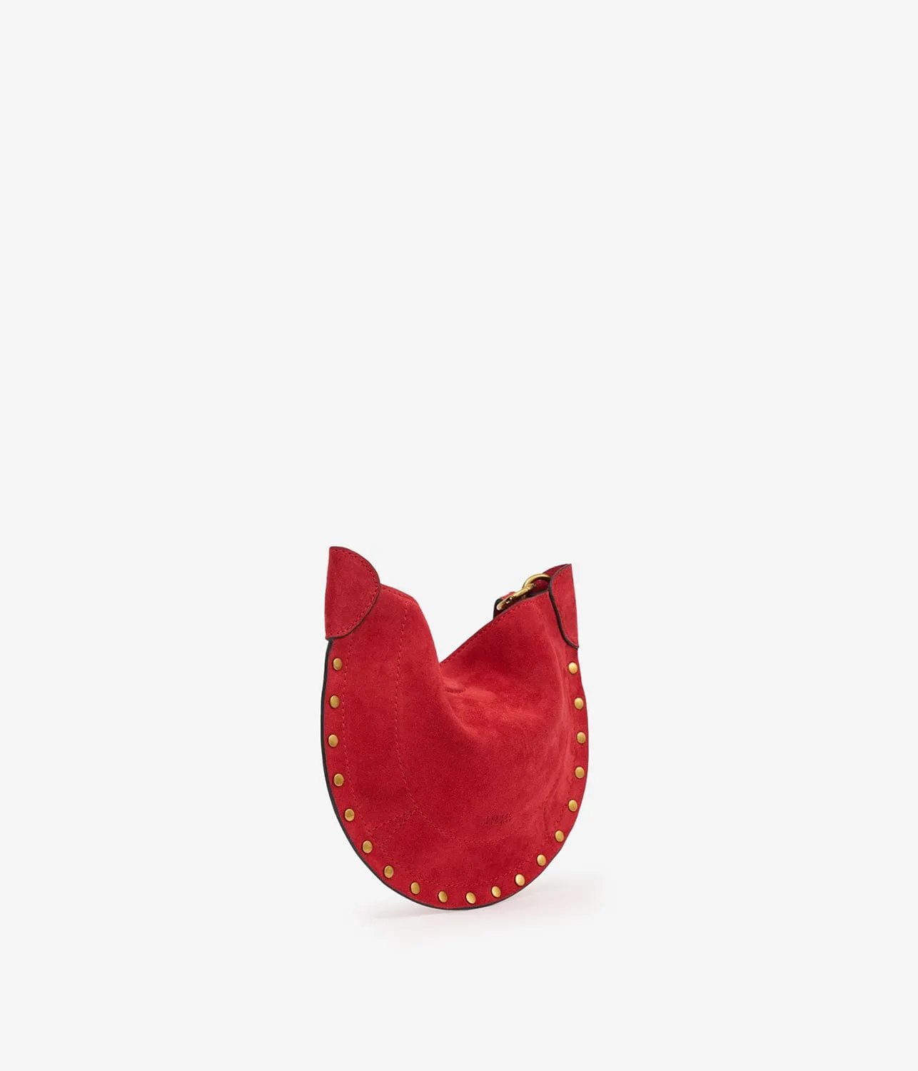 MINI MOON SOFT SHOULDER BAG- SCARLET