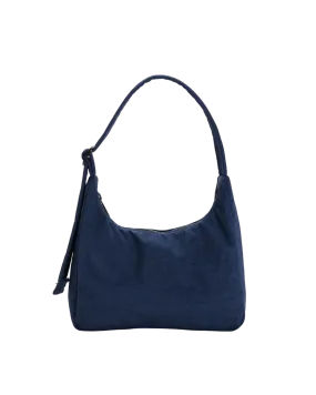 Mini Nylon Shoulder Bag - Navy