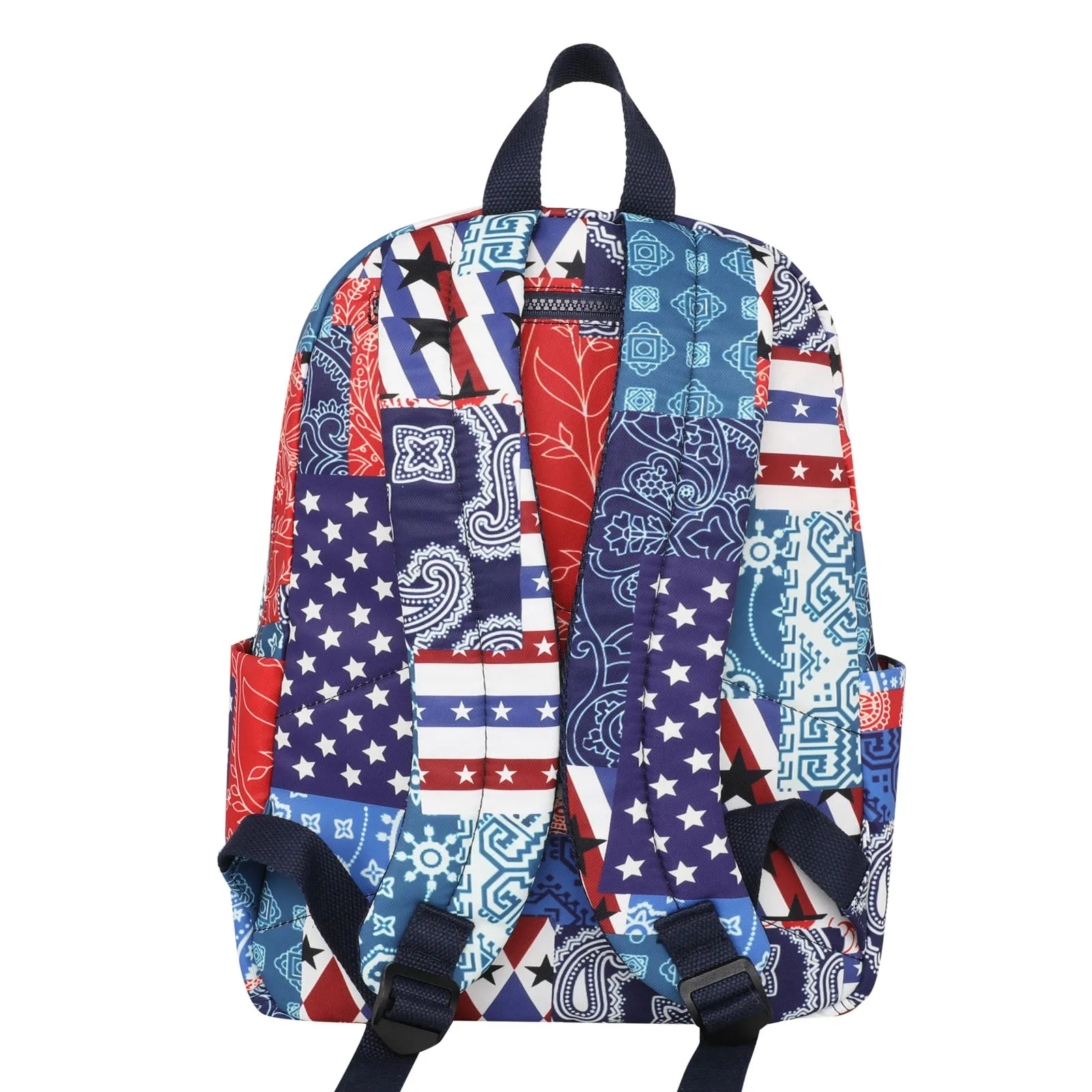 MWB-1002 Montana West Starts Stripes Paisley Print Backpack