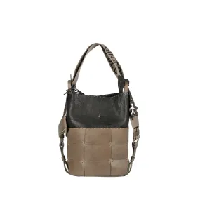 Olimpia Backpack Mosaico M Vegetal Wash Black Anthracite