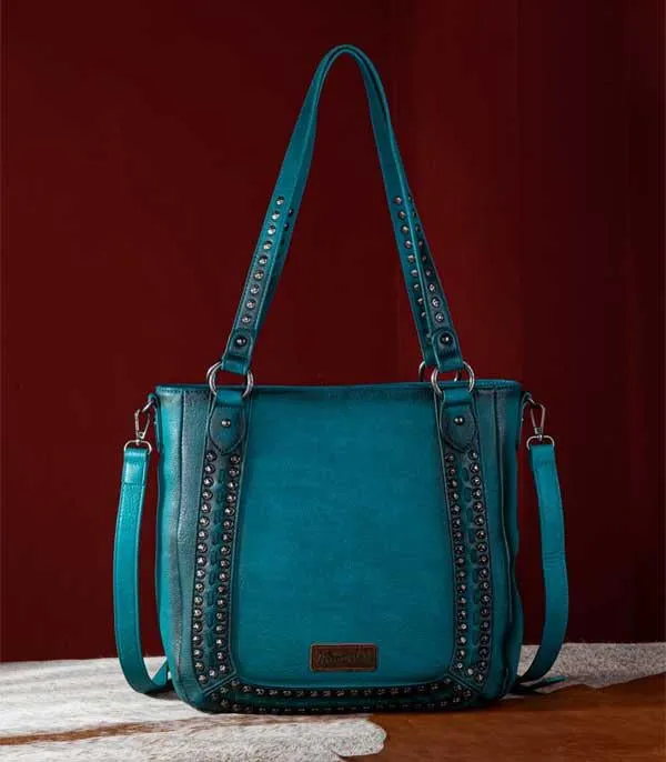 Oversized Wrangler studded TOTE PURSE