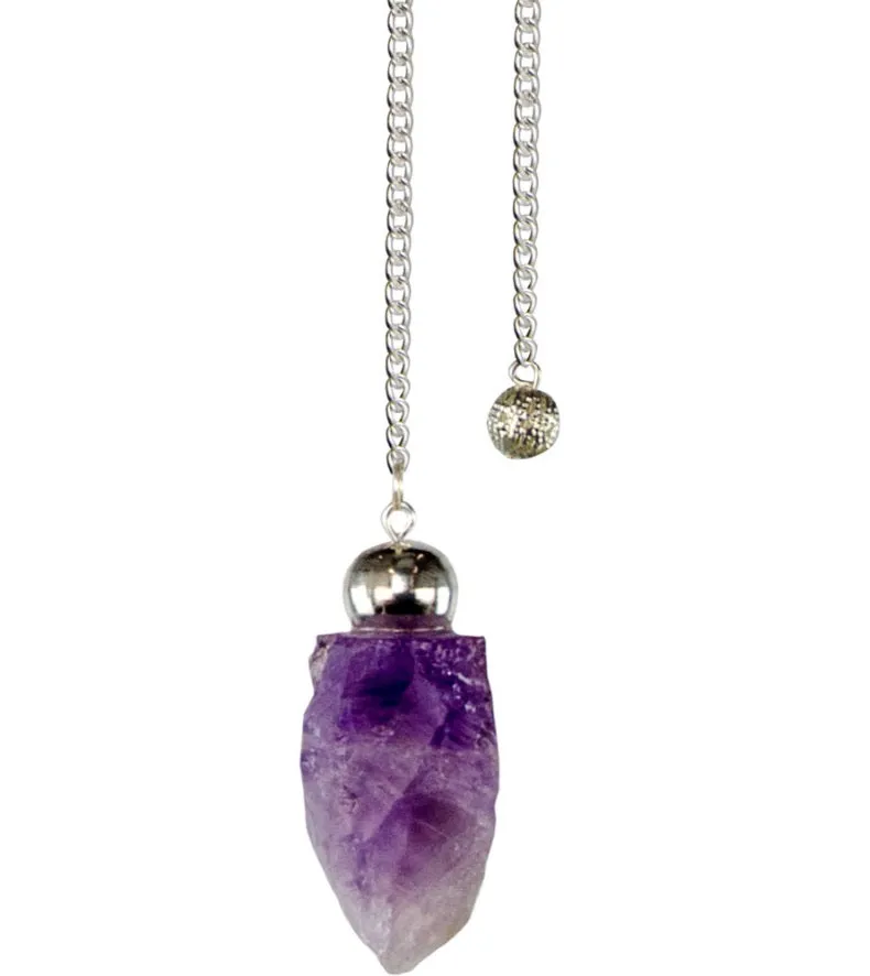 Pendulum, Rough, Amethyst